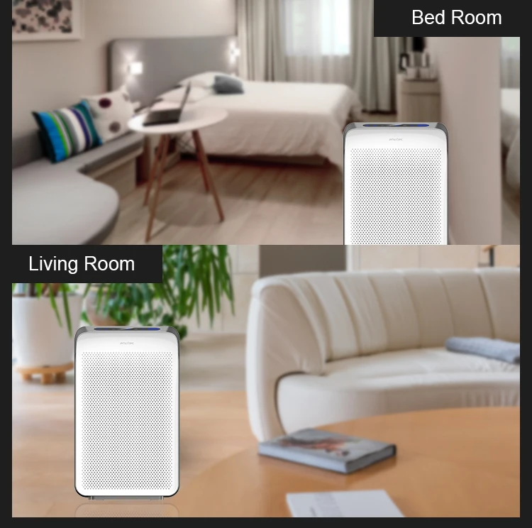 ETL большое помещение CADR 320 детский замок PM 2,5 дисплей портативный очиститель воздуха для дома