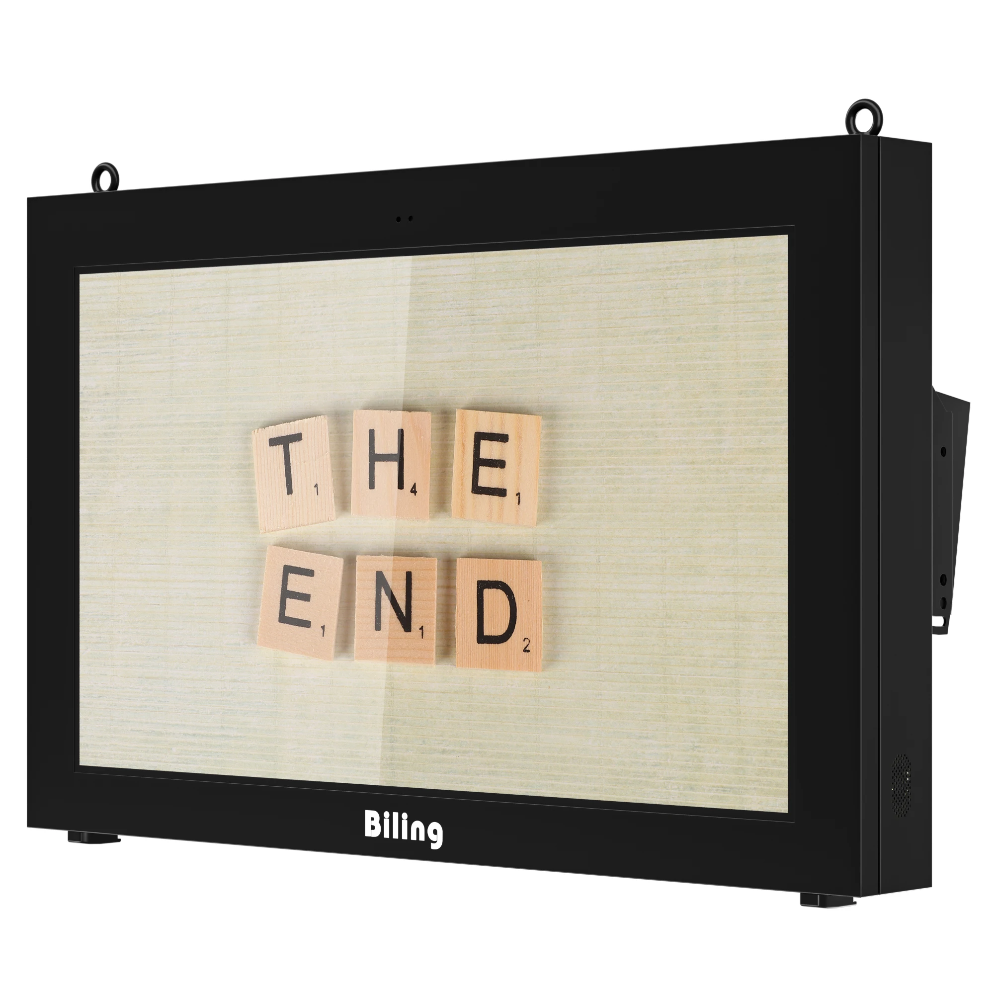 Interactive lcd digital touch screen outdoor wall mount advertising display monitor outdoor digital signage double sided