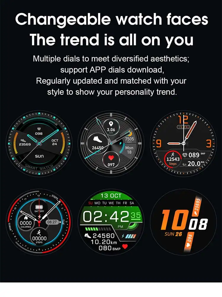 G5 relojes inteligentes BT wearable devices sport 1.39 inch clear resolution fast charging smart watch G5