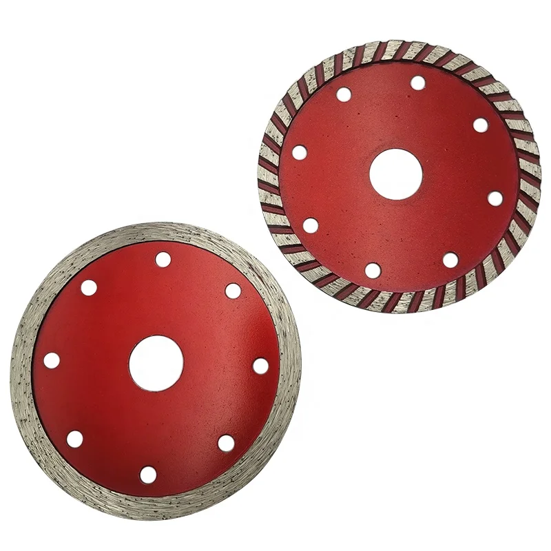 Factory Sale High-end 4-4.5Inch Super Thin Sinter Turbo Cutter Ceramic Dry Circle Cutting Disc Porcelain Tile Diamond Saw Blade