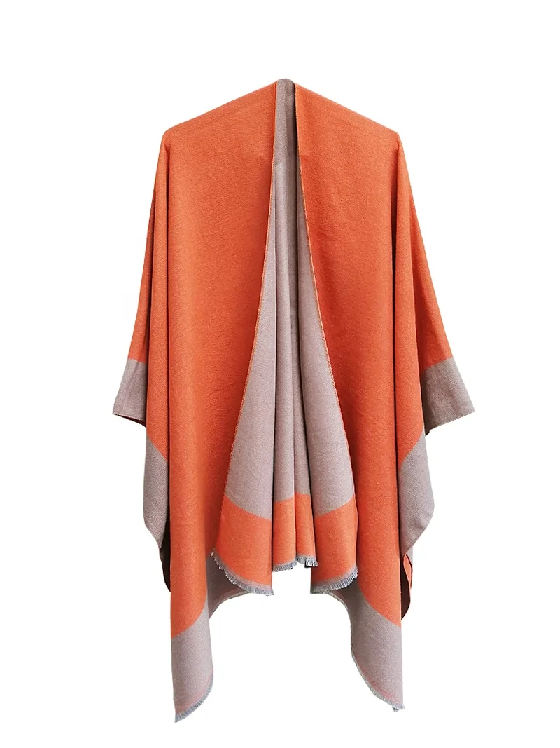 2022 Pashmina Hot Selling Autumn Winter Spring Women Cashmere Poncho Shawl For Ladies