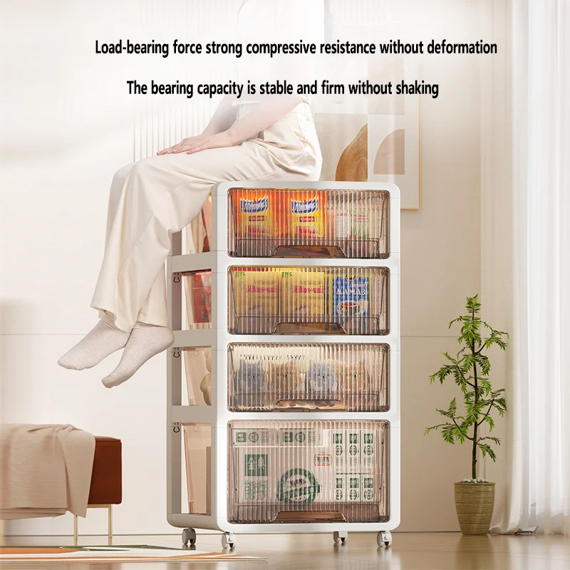 Household Multi Layer Chest Of Drawers Plastic Baby Storage Drawer Clothes Cabinet