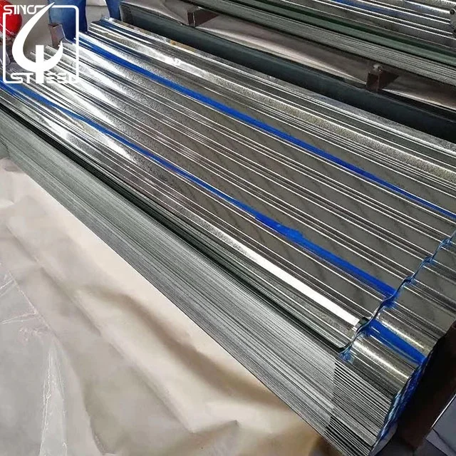 G30 G60 G90 Astm A653 Galvalume Corrugated Sheet Zinc Roofing Sheets Weight Galvanized Metal Sheets Roofing