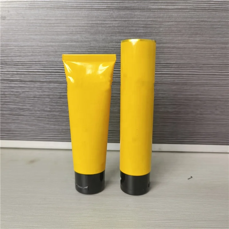 85ml 100ml 120ml Empty Aluminum Tubes Facial Cleanser Flip Top Cap Metal Package Cosmetics Tube Diameter 35mm