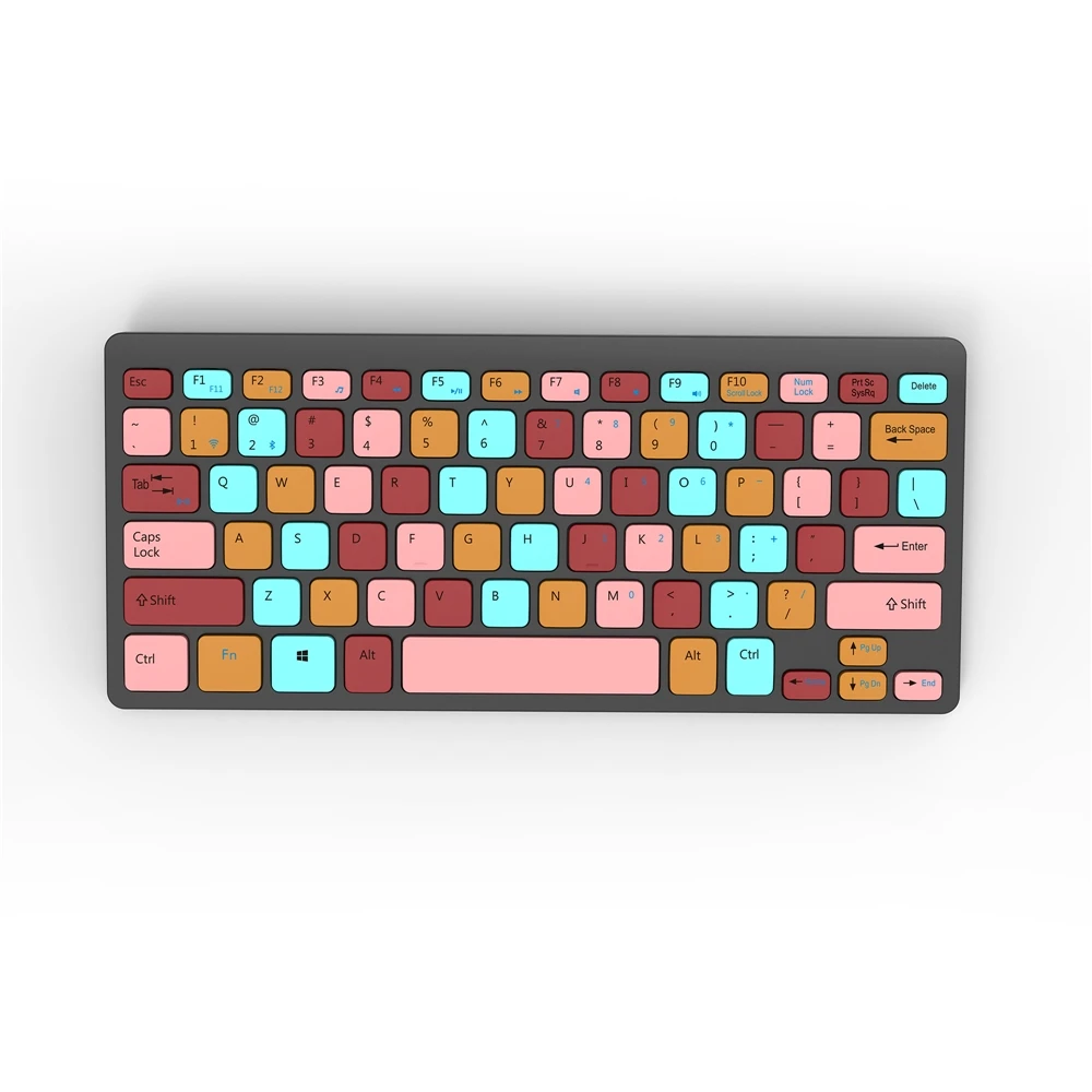 Hot selling ka801 wired 87 keys suspended akko hk gk61 mechanical gaming keyboard 60 perce with low price