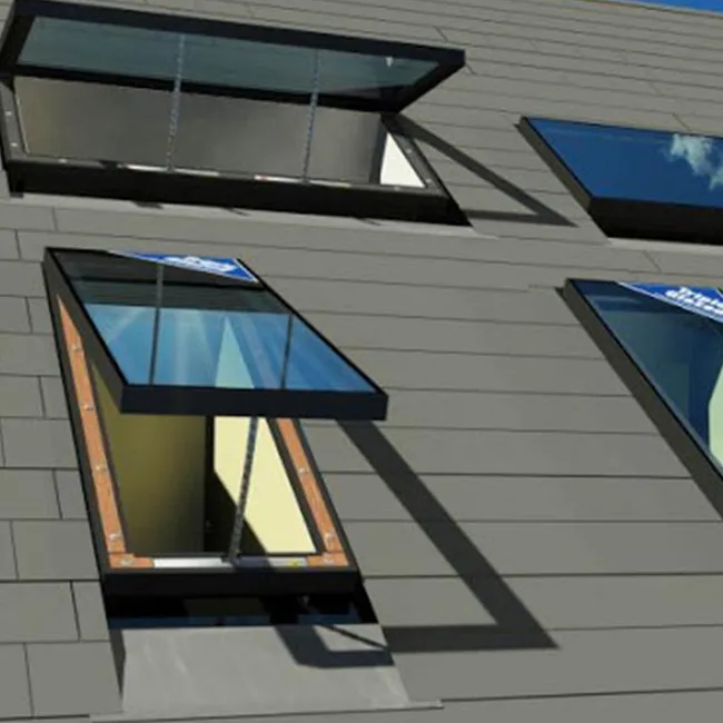 Smart upper suspended skylight house opened roof window