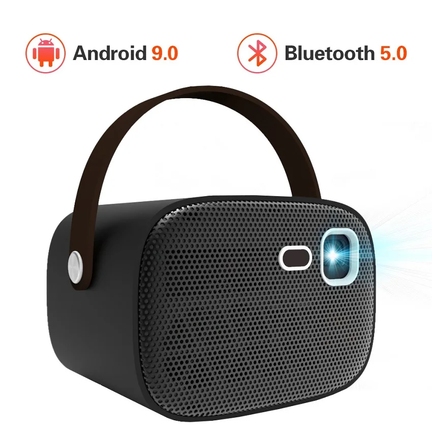 250ANSI люменов Android 9,0 WIFI проектор динамик Встроенный проектор для домашнего кинотеатра 3D 4K