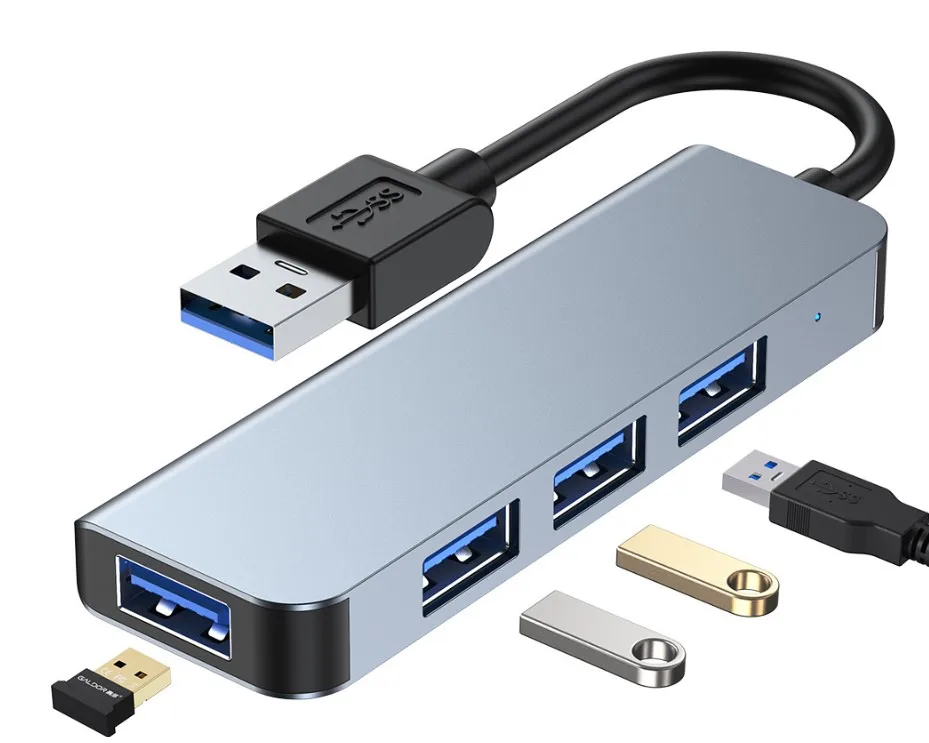 Мульти USB разветвитель 3,0 2,0 с 4 USB портами USB хаб для Lenovo Xiaomi Macbook Pro PC для док-станции