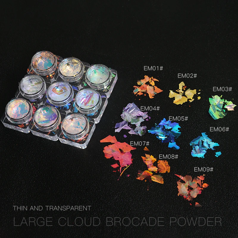 Free Samples High Transparency Chameleon Flake Pigment Opal Flakes Powder