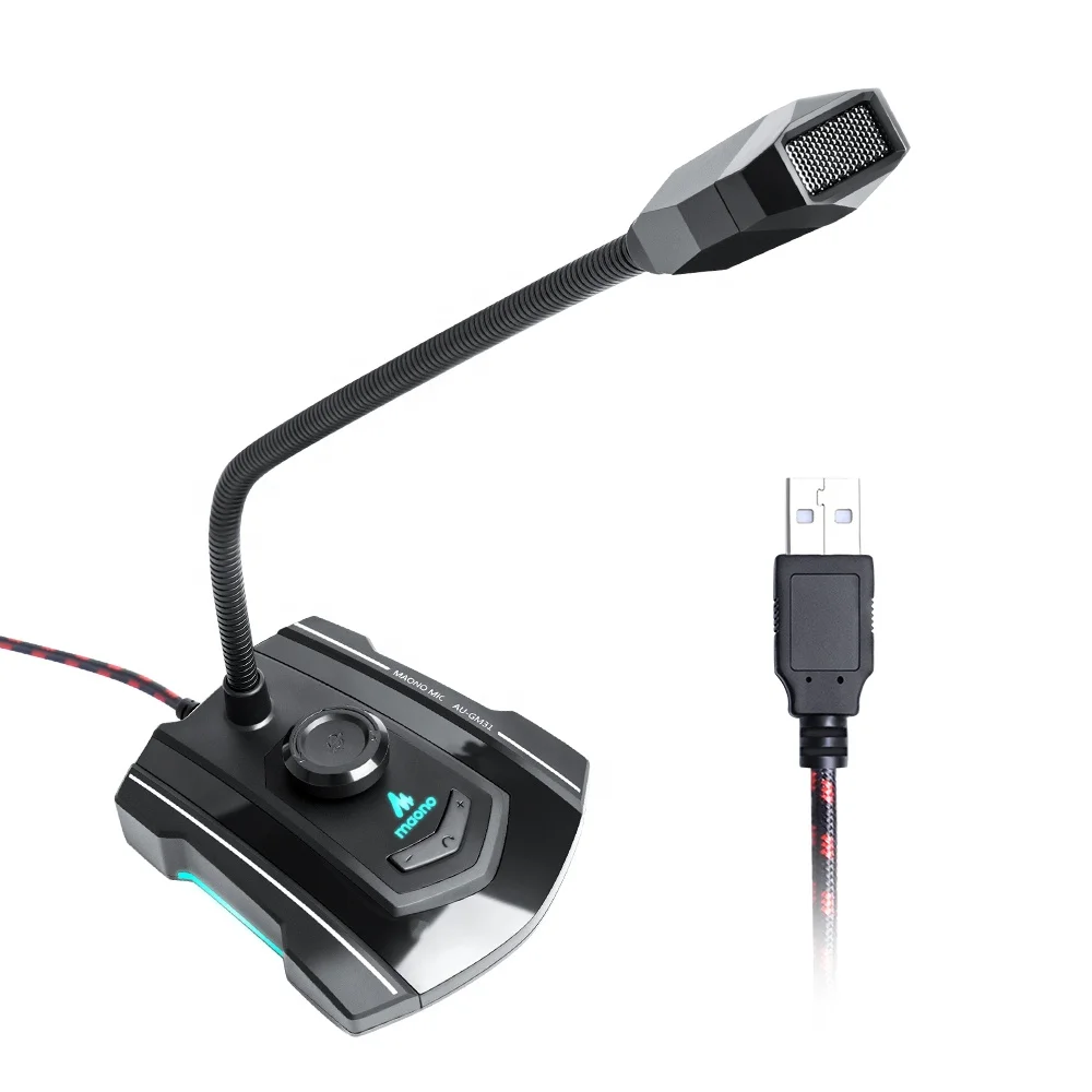 MAONO всенаправленный usb игровой микрофон для прямой трансляции