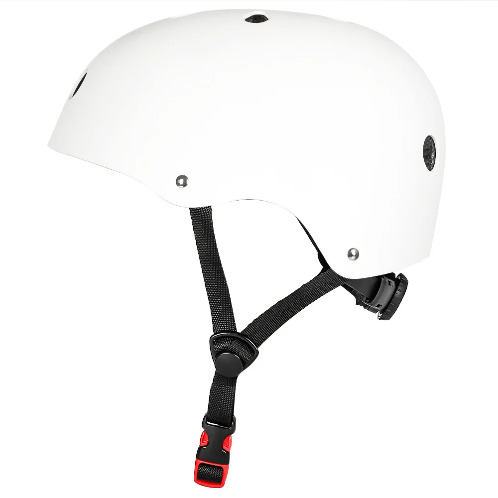 Manufacturers Popular Safety Helmet Solid Color Roller Skateboard Riding Pedal Helmet Anti-collision Children Adult Models