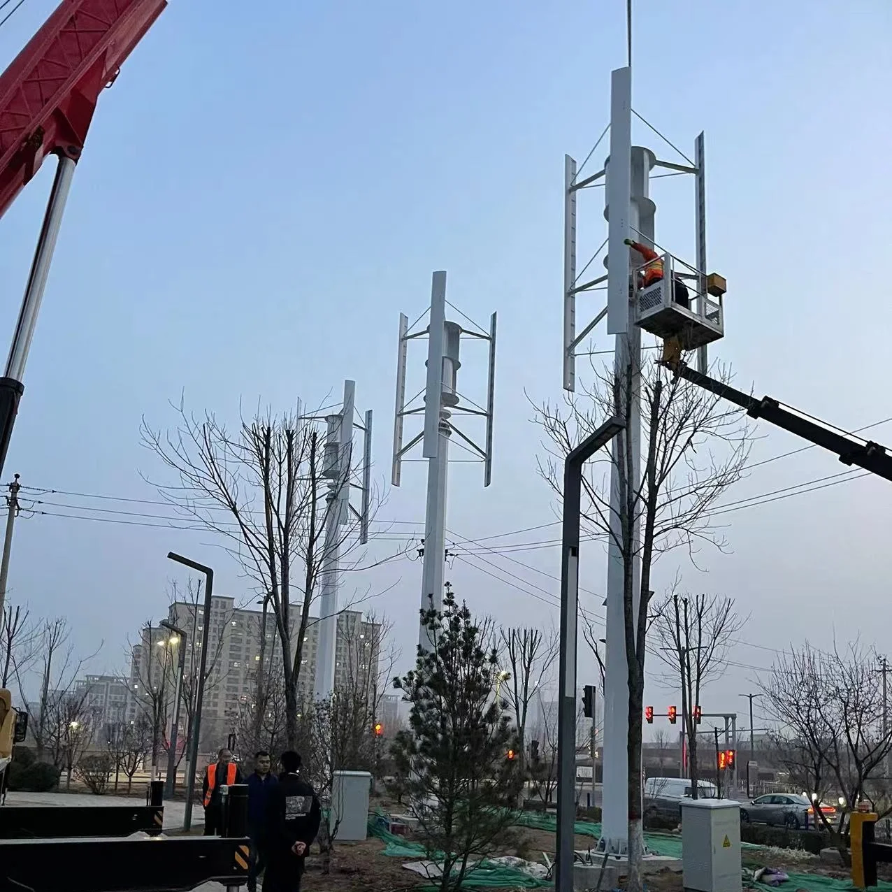 Best Quality H Type Vertical Wind Turbine 96V 220V 4KW 8KW 10KW  Magnet Wind Turbine Generator