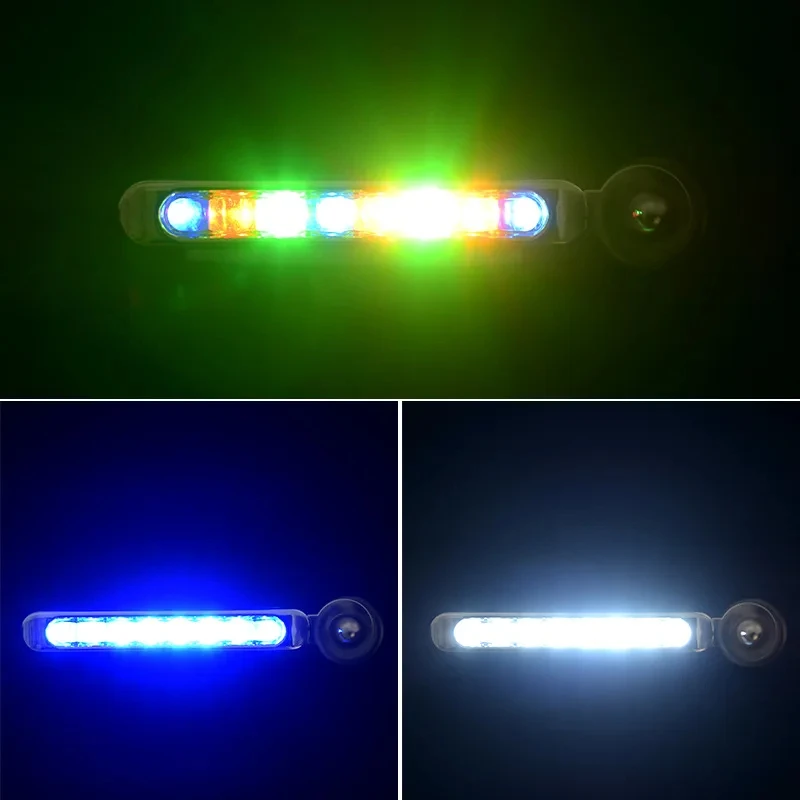 Wind Powered Car LED DayTime Running Light Auxiliary Lighting Rotation Fan Lamp Automobile Day Time Headlight