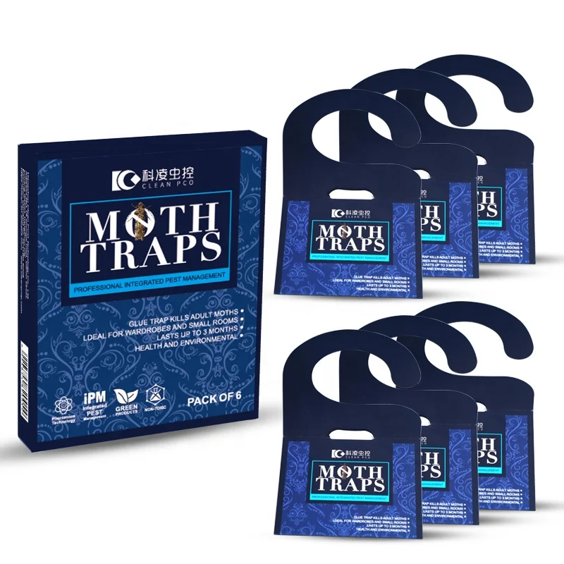 Safe And Effective Pheromones Attractant Killing Moth Prevention Powerful Moth Traps for Clothes Closets Moths