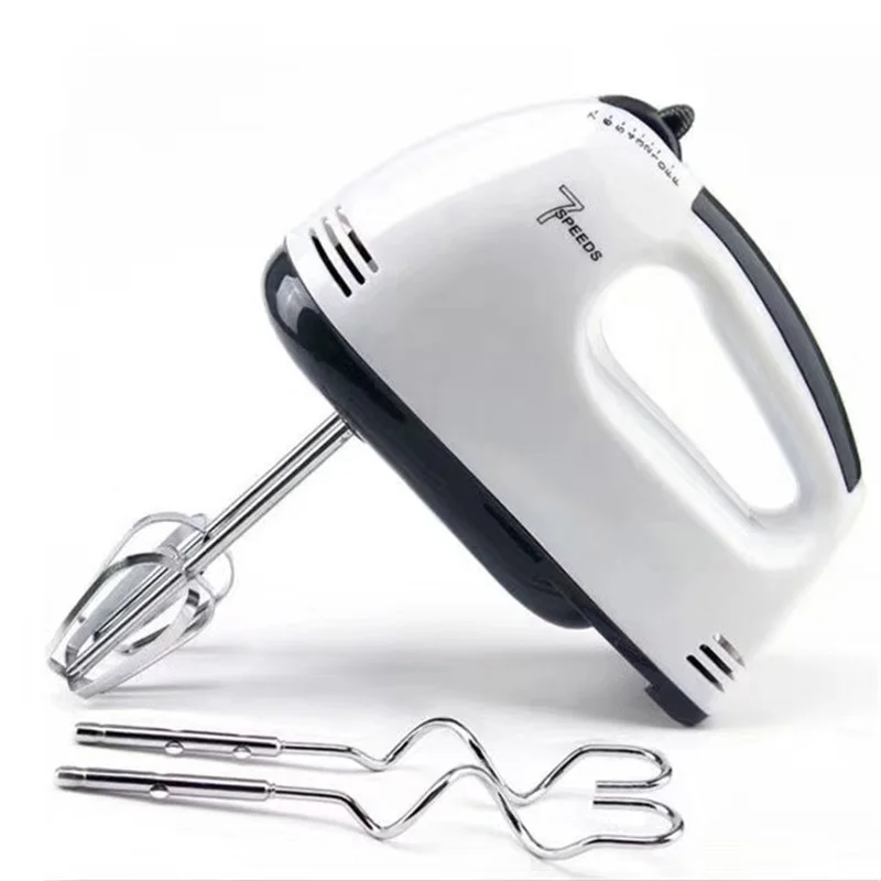 2020 hot selling CE ROHS Household 120W 7 Speeds Plastic Electric Hand Mixer Egg Mixer Egg Beater