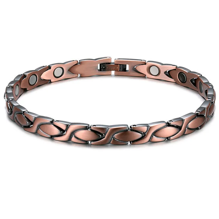 Bio Titanium Magnet Pure Copper Magnetic Therapy Bracelet for Pain Relief Arthritis Carpal Tunnel