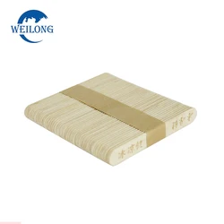 Hot Sale Disposable Birch Wood Popsicle Sticks Ice Cream Sticks