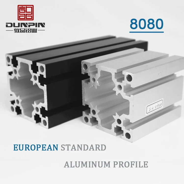 industrial assembly line  DP-10.2mm T slot-100*100 silver anodized aluminum profile profile en aluminium extrude