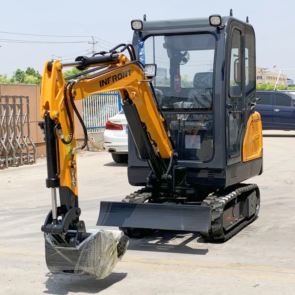 Infront Mini Excavators Machine 5t 6t 7t 5 7 8 Ton Small Crawler Bagger Digger 6 Ton Mini Excavator