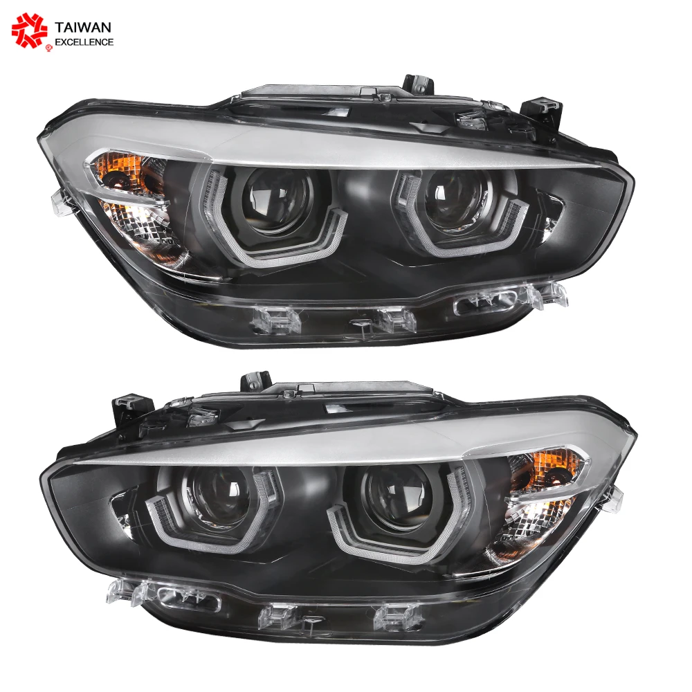 For BMW 1 series F20 Headlights 2015-2018 Headlight Full LED With Dynamic Turning Signal Front Lamp Car Styling Headlamp