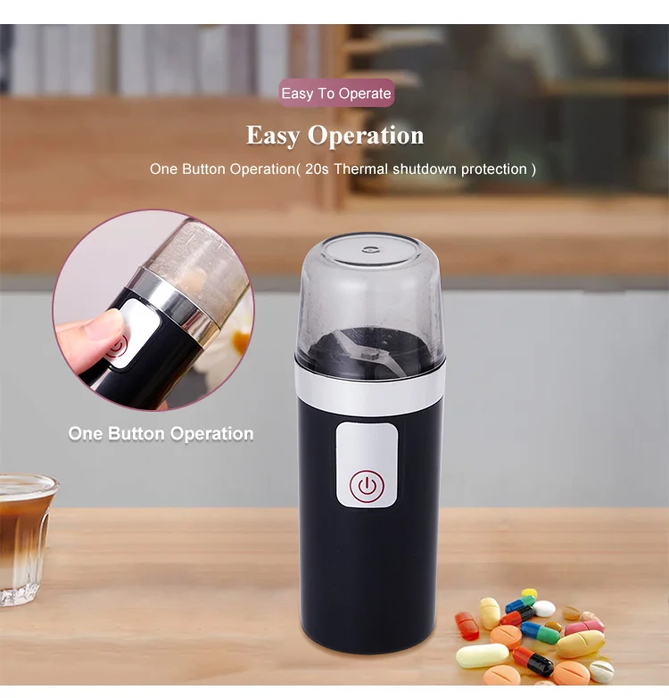 YAOKE Small pill mill Portable pill mill, plug-in electric pill mill, small power pill mill