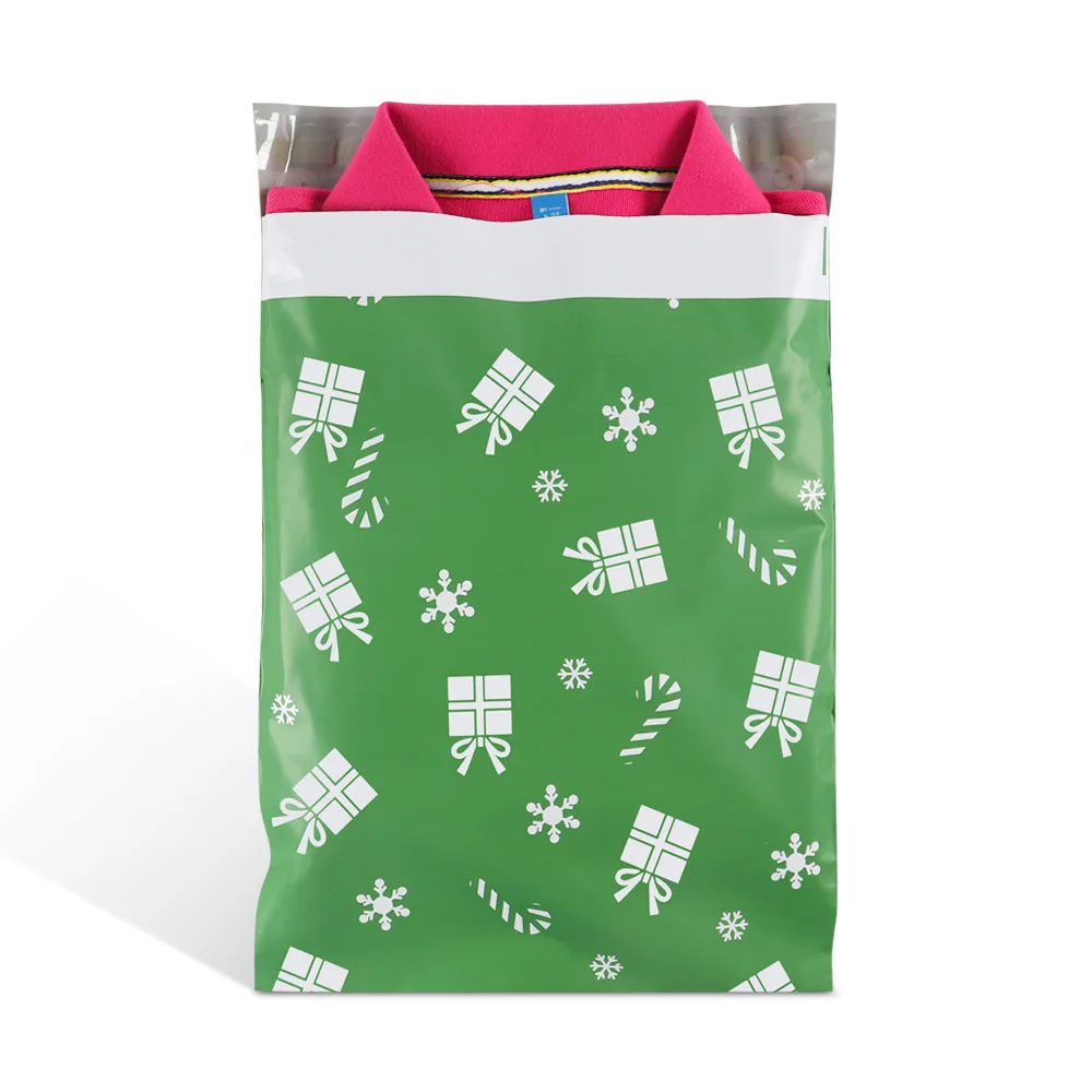 custom print logo home compostable green design clothing packaging courier mailing shipping envelopes poly mailers bag 10 x 13