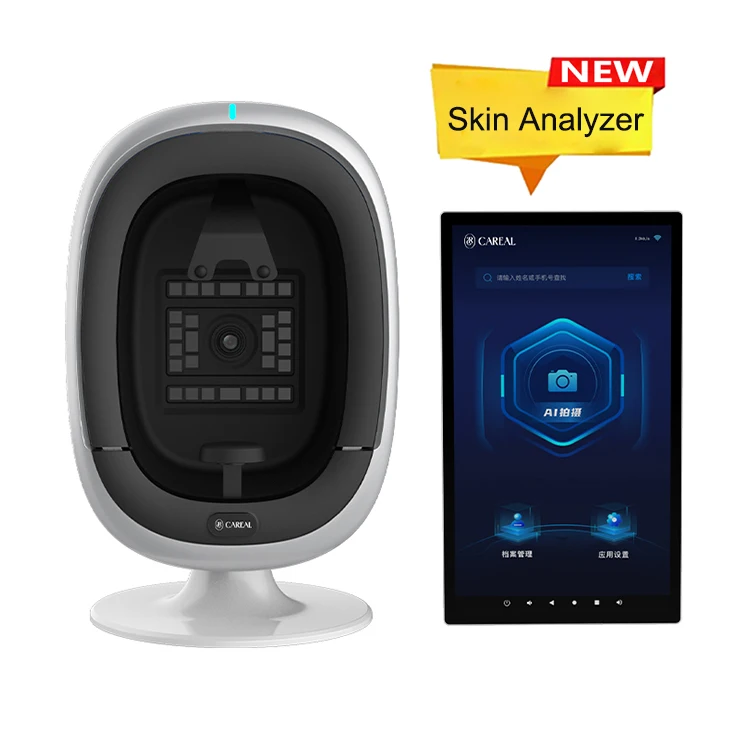 3D Facial O1 Spectrum Skin Analyzer Machine Ai Intelligent Skin Test Analysis Acne Face Scanner