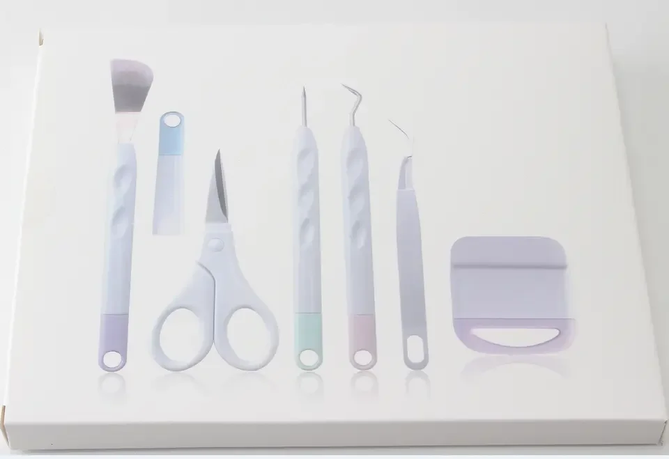 Free Shipping 6 pcs/set Vinyl AQM/Oracal Craft Vinyl Weeding Tools