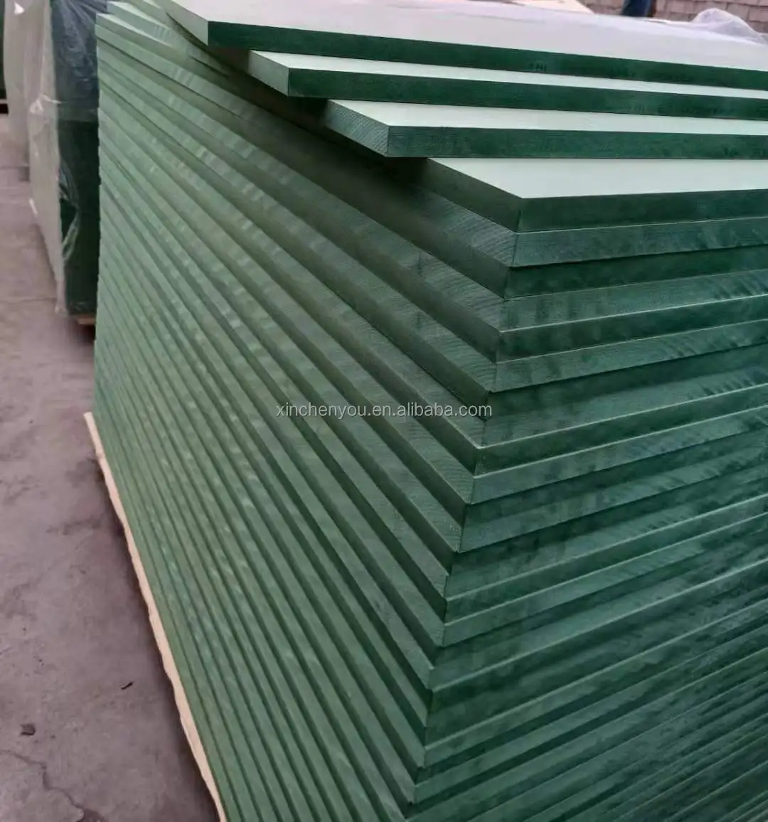1220x2440x18mm warm white melamine HMR MDF /Moisture Resistant MDF