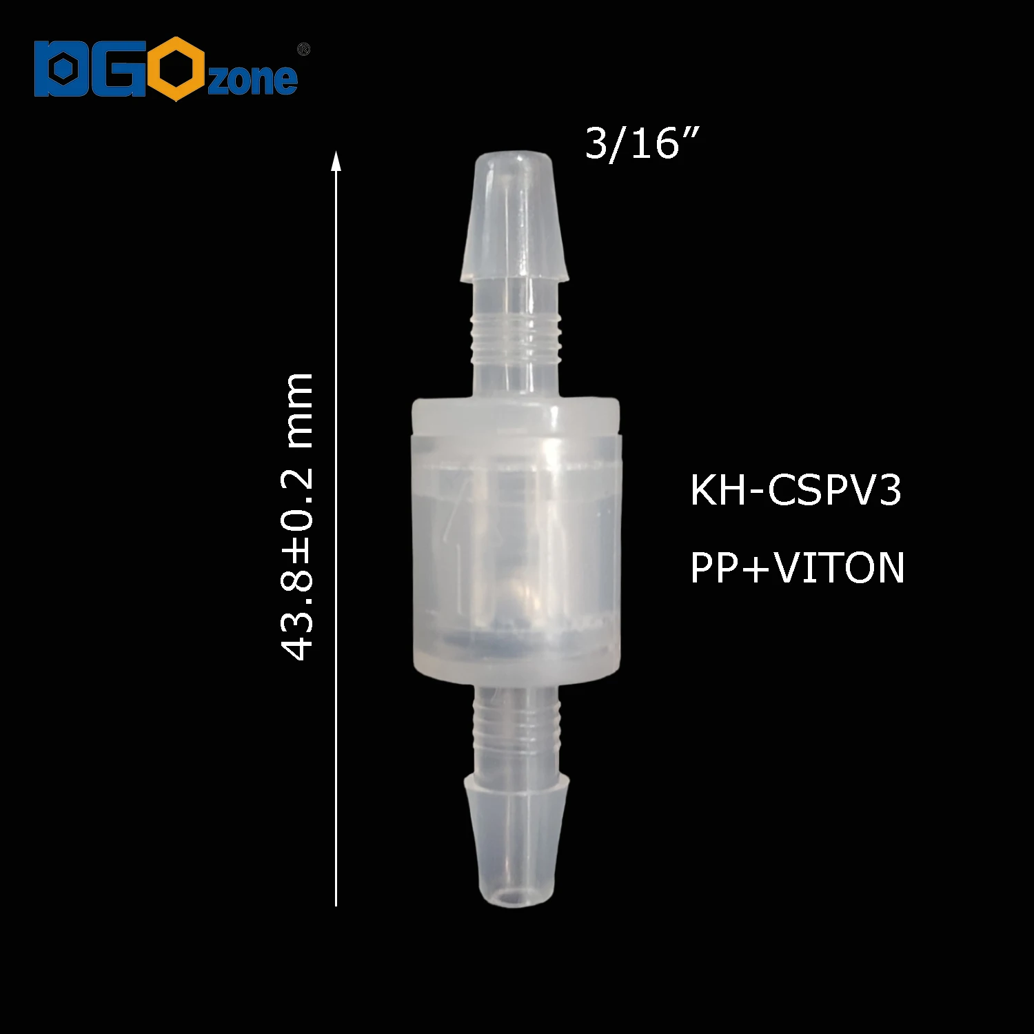 3/16' pressure relief valve 316L spring check valve 0-35 kpa one way valves
