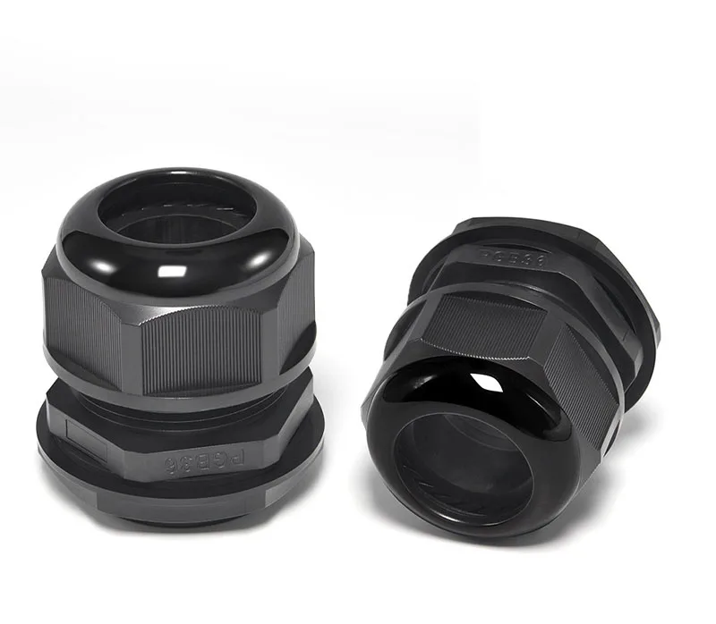 IP68 Plastic Wire Protecting Compression Explosionproof Waterproof PG Nylon Cable Gland Harness Connector