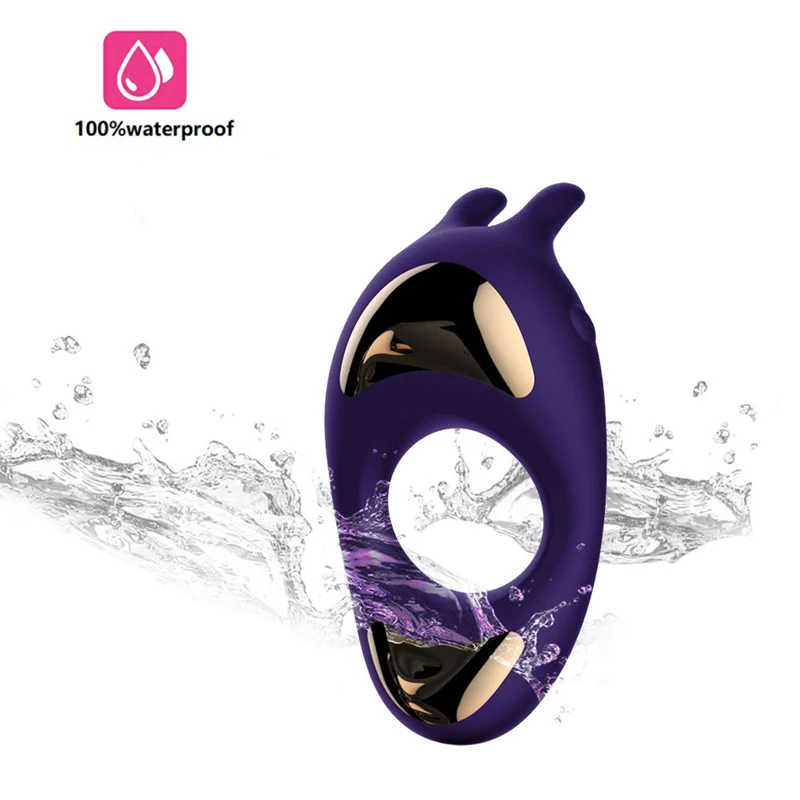 Wholesale Rabbit Shaped Sex Toys Rechargeable USB Vibrator Medical Silicone Rabbit Vibrating Cock Ring