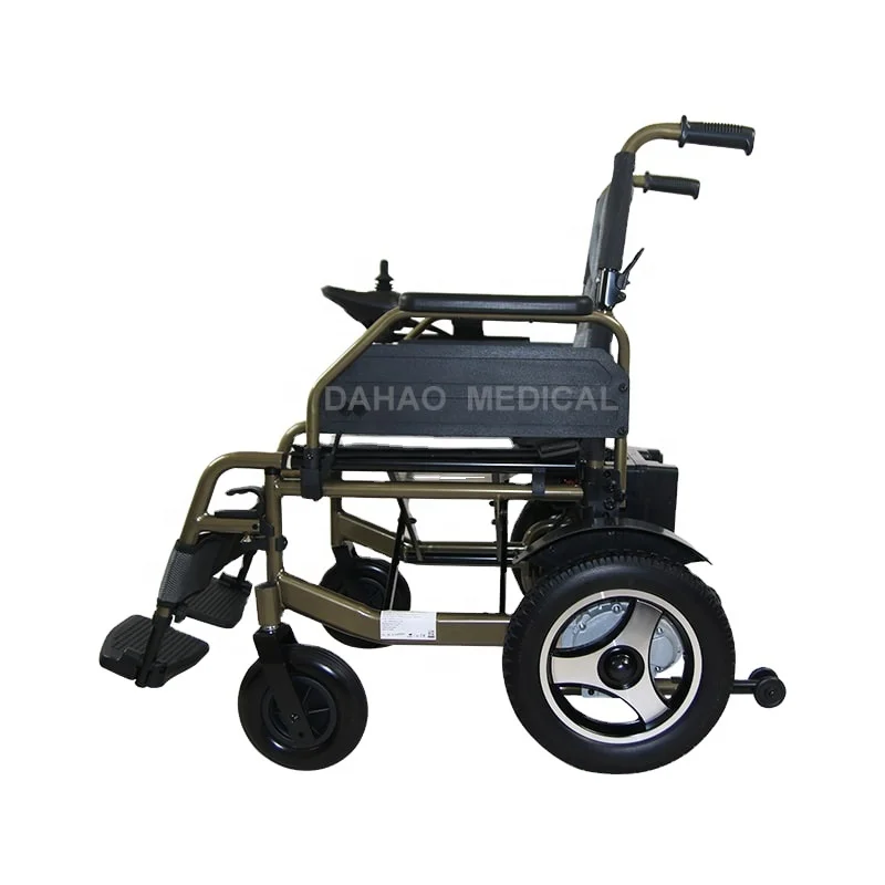 Light Weight Heavy Duty Folding Steel Power Assist Wheel Chair Portable Motorised Electric Wheelchair for Elderly Disabled