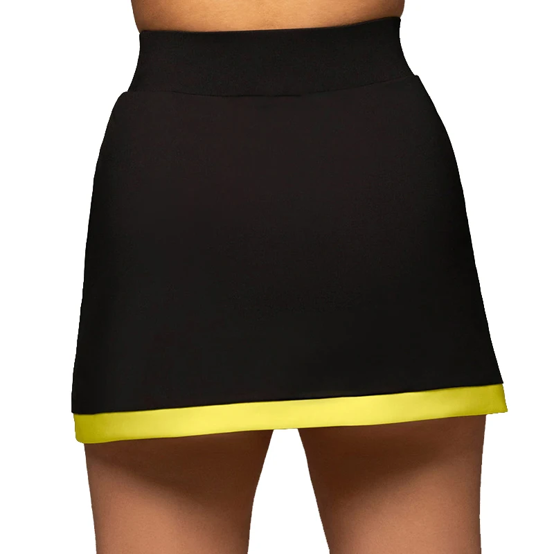 High quality tennis skirt elevated with a split front skirt women stretchy lightweight golf tennis dress