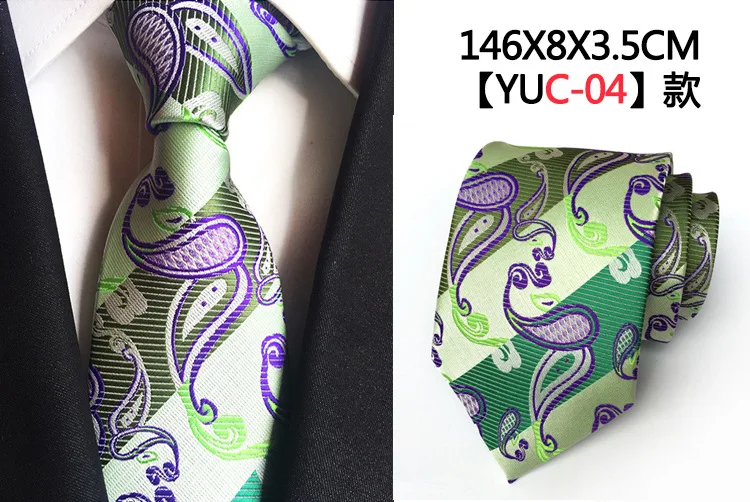 Прямая поставка от производителя, Новый галстук для брака из полиэстера и жаккарда с большим поясом