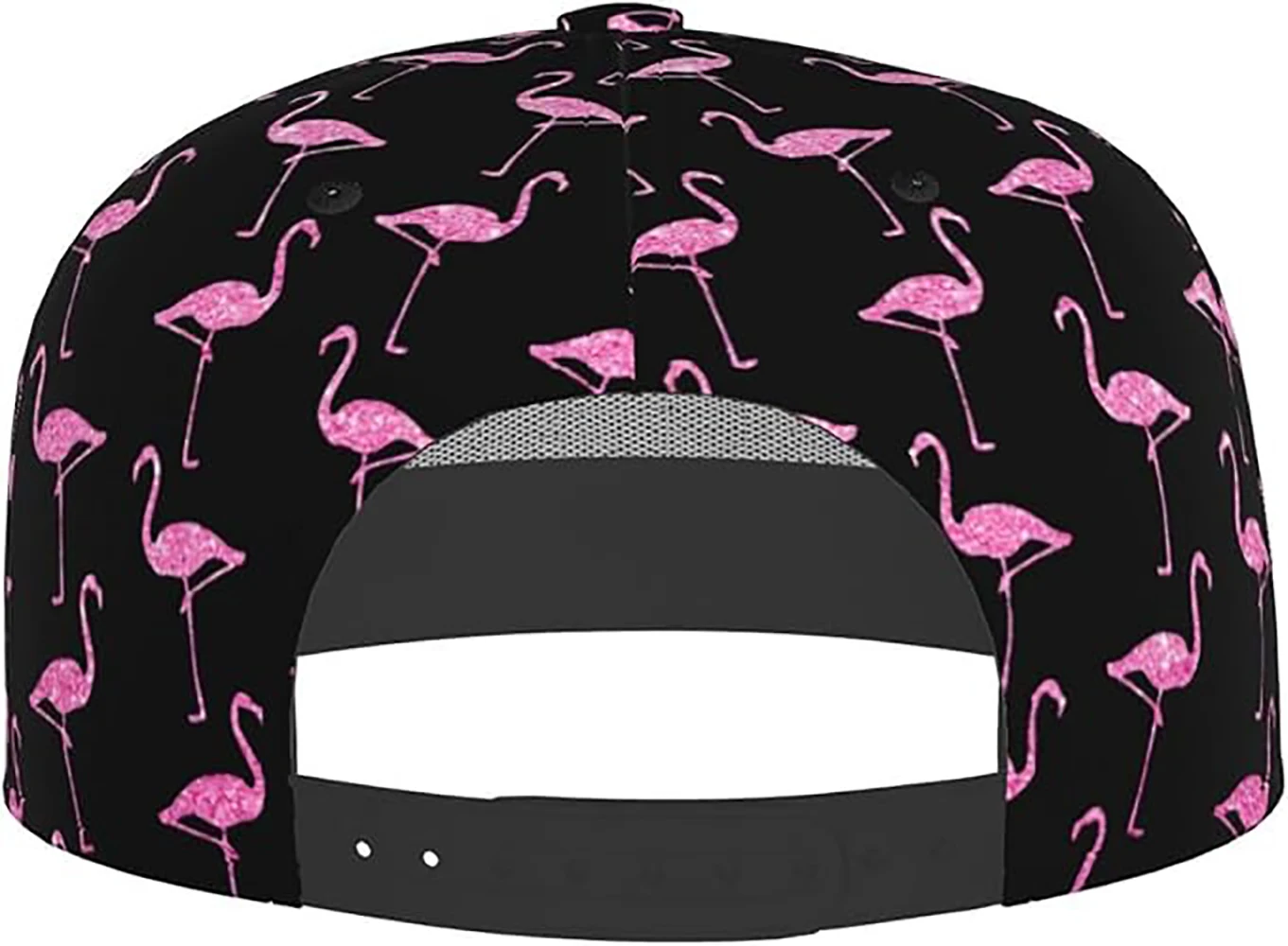 custom all over print flamingo logo mens flat brim bill flatbill fifty snap back snapback gorras goras fitted caps hats for men