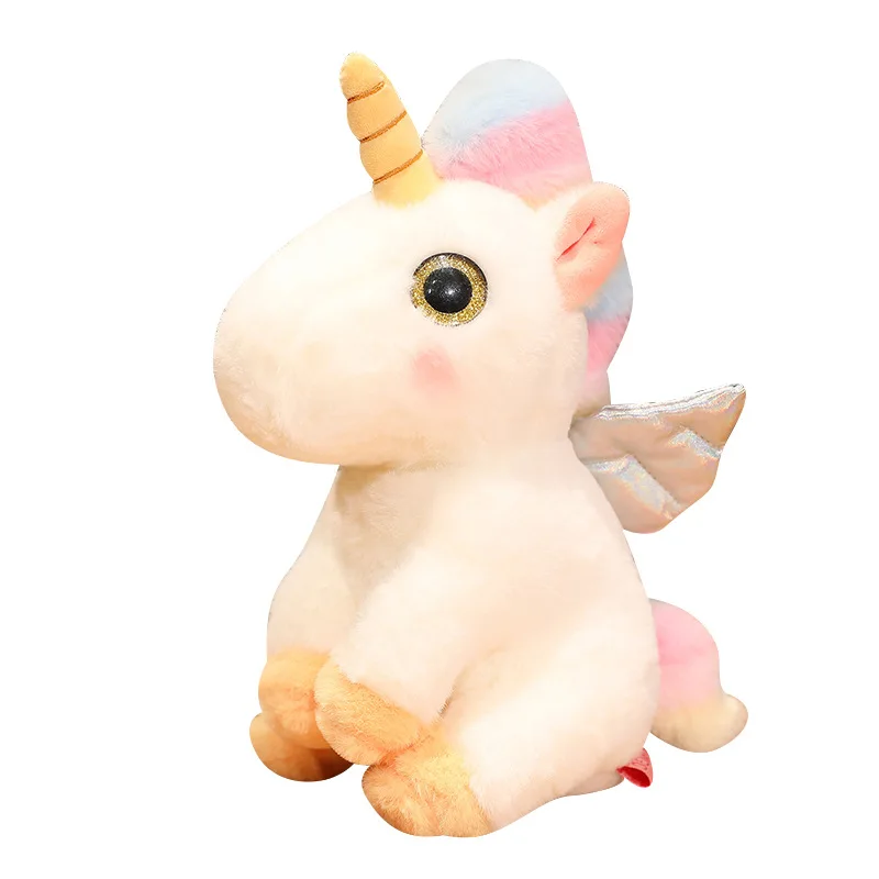 Wholesale cute cartoon toys soft plush unicorn pillow toy unicorn stuffed animal plush toy