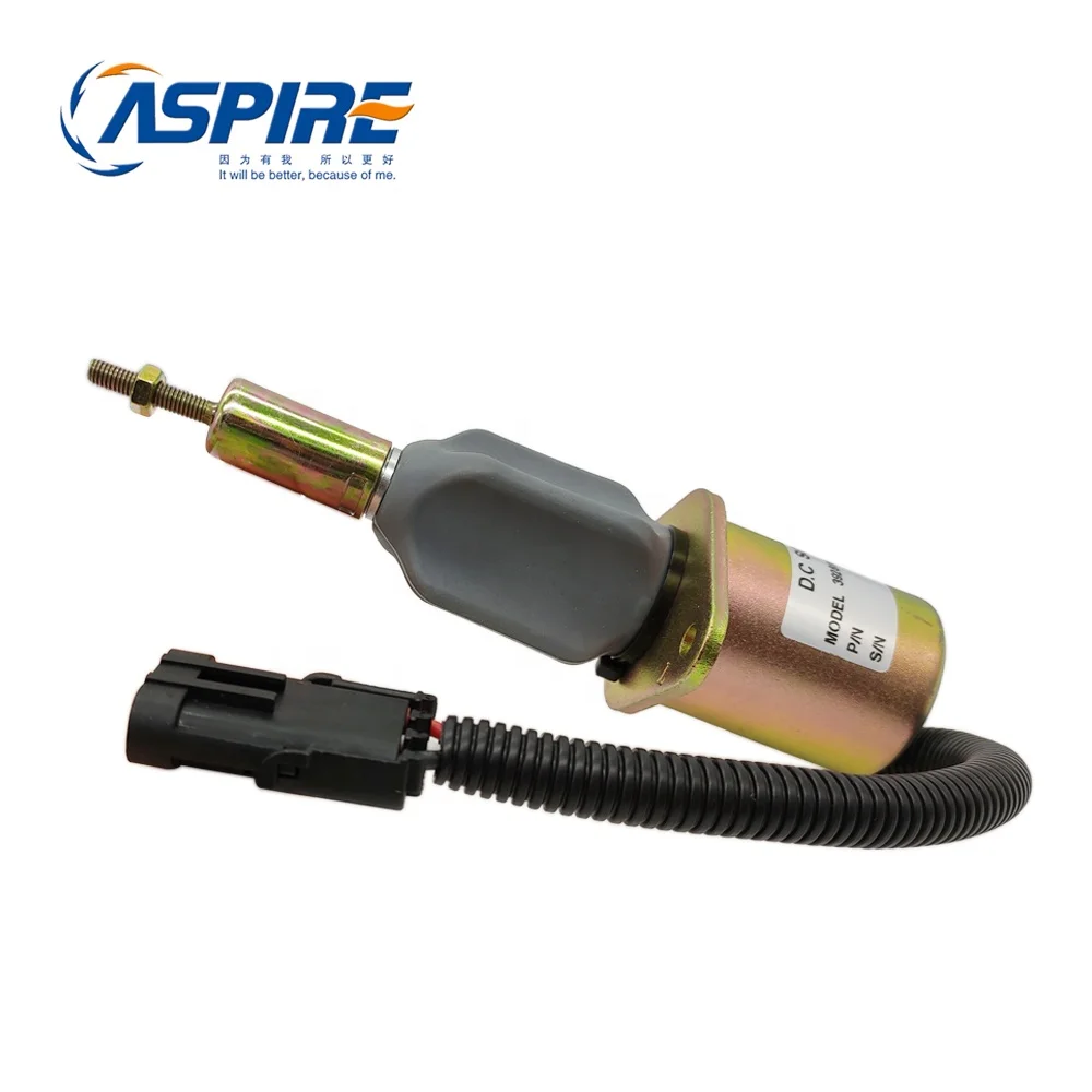 
24v Diesel Engine Stop Solenoid Valve 3928161 Shut off Solenoid For Generator 