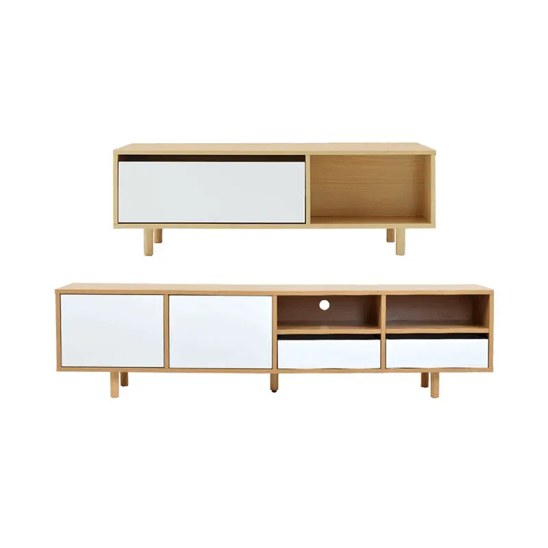 
Room furniture Nordic style modern design tv stand cabinet and center table set 