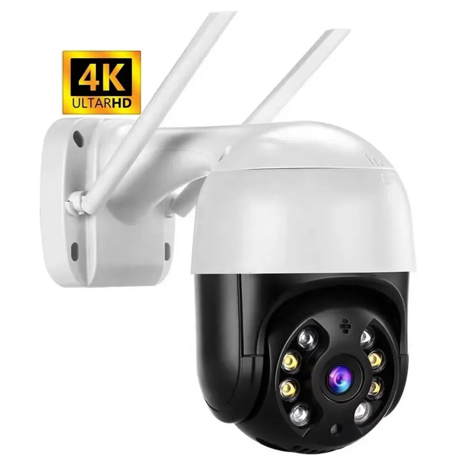 Wireless1080P HD 5MP Full Color Night Vision Outdoor Ip Wireless  Wifi Cctv PTZ Security Camera