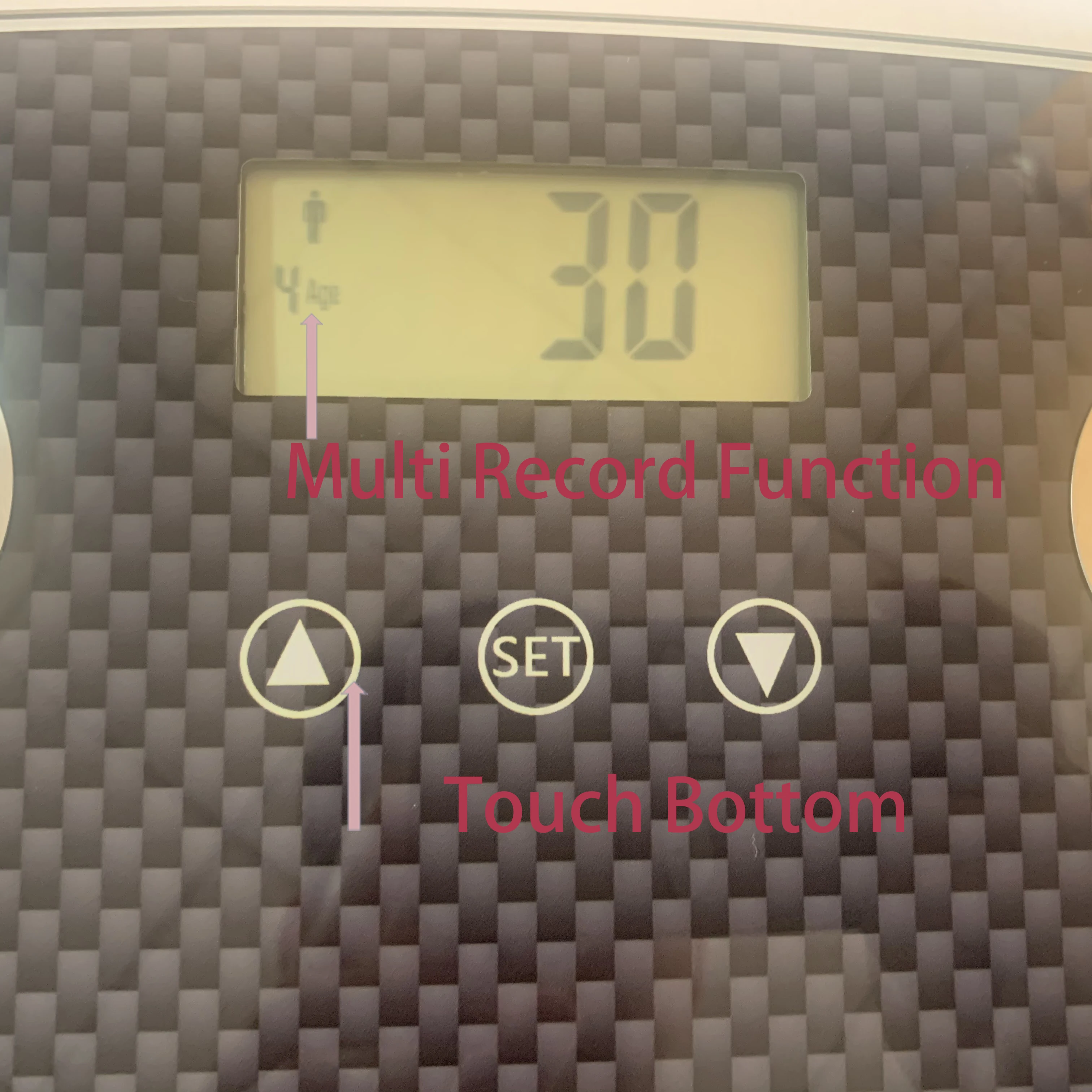 BL-3402 New design bath electronic digital bathroom smart scale ABS plastic touch bottom