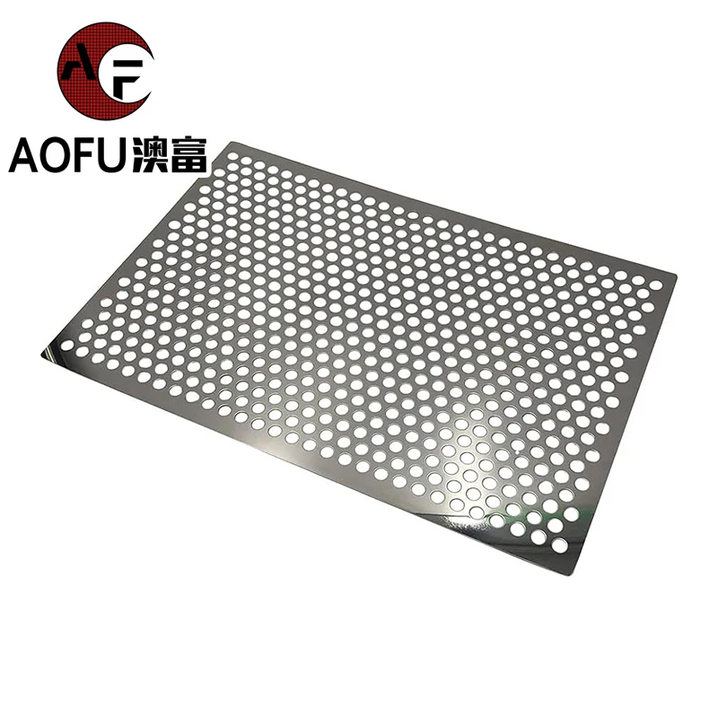 Толщина 1-3 мм 304 сетчатых панелей из нержавеющей стали металлическая защитная сетка перфорированный металлический лист