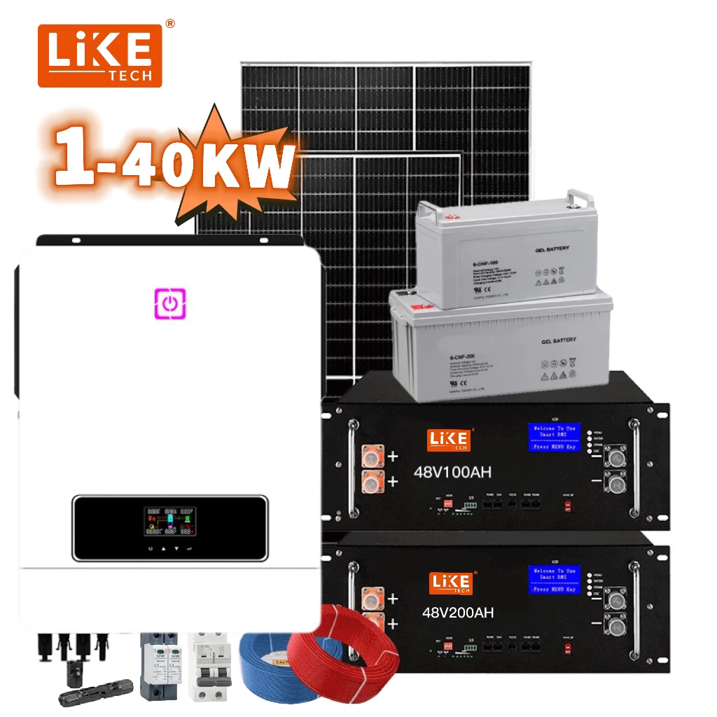 Гибридная автономная панель LikeTech, 1 кВт, 3 кВт, 5 кВт, 10 кВт, 20 кВт, 30 кВт