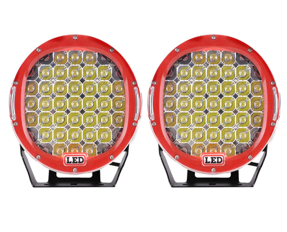 Universal 4X4 Light 9 Inch Round Headlight 185W Spotlight Offroad DRL LED Work lamp for 4WD 4x4 SUV Car Truck Trailer Tractor