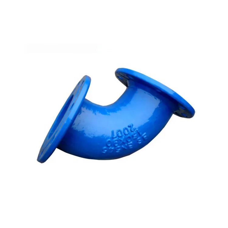 EN545/ISO2531 Ductile Iron Double Flanged Bend with Bitumen Coating
