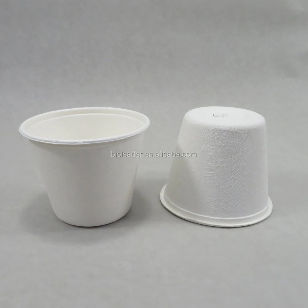 Экологически чистые биоразлагаемые одноразовые Sugarcane Bagasse чашки -- 5 унций/140 мл