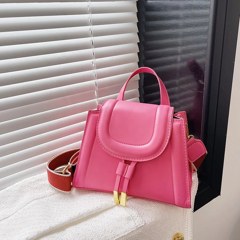 Dropshipping Product 2022 Candy Color Leather Women Shoulder Bag Luxury Handbags For Women Purses and Handbags Luxury Women