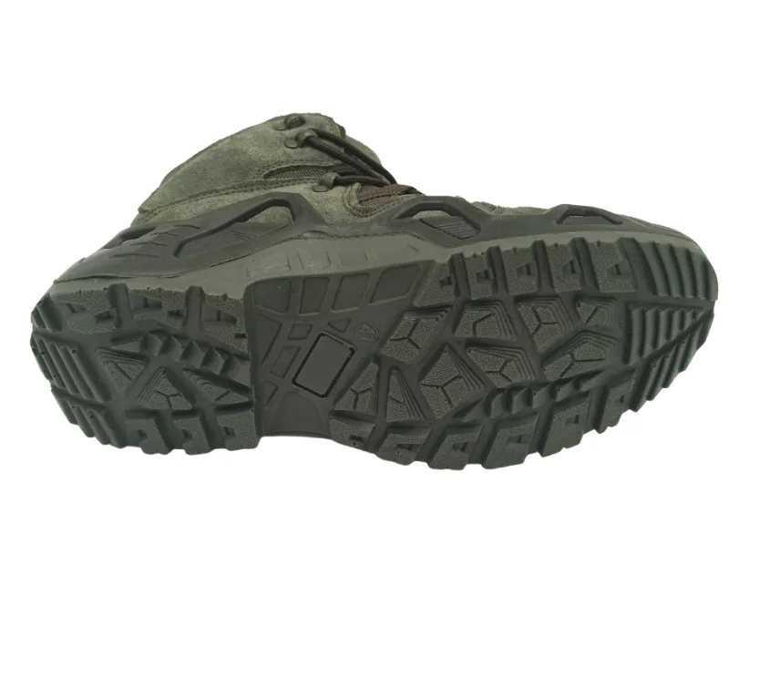 JDS Custom New Trend Green Out Door Solomon Columbia Leather Hiking Boots For Men