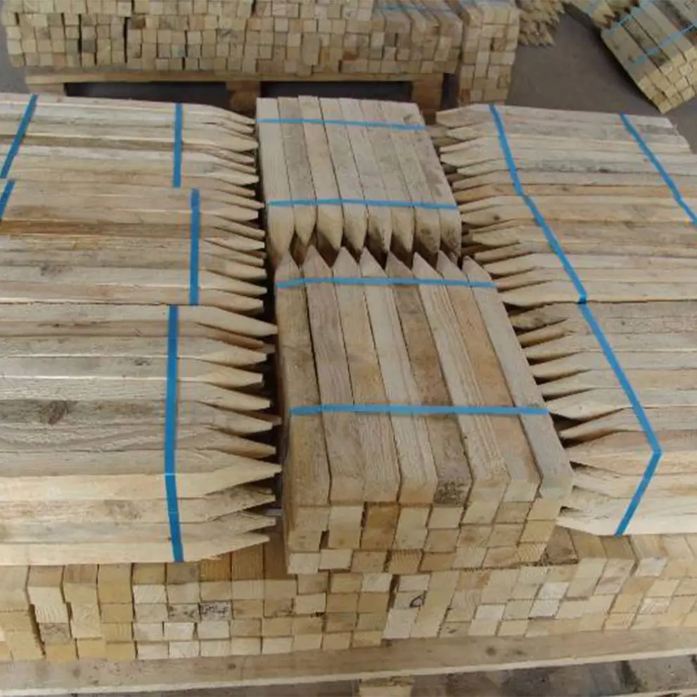 Оптовая цена на заказ круглый квадратный деревянный забор для вывески