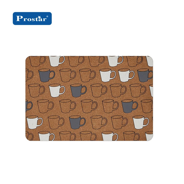 2024 NEW tableware cork placemat printing customer design table mat